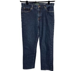 RALPH LAUREN JEANS SIZE 10 MEDIUM BLUE L DENIM